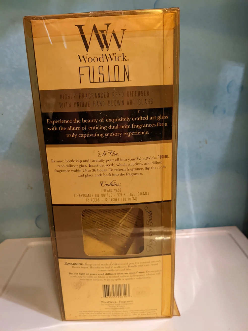 WoodWick Sheer Woods Reed Diffuser - Brown